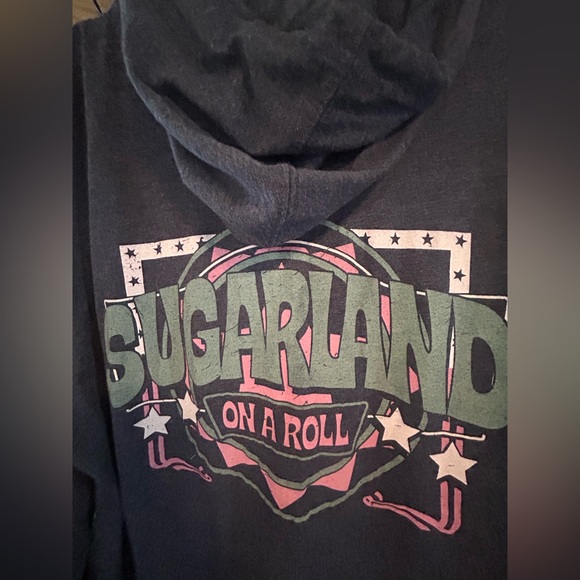 Tops - Vintage Sugarland On a Roll 2019 tour hoodie 2XL country Georgia band RARE